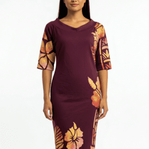 SHORT DRESS WITH HALF SLEEVE SIZE18