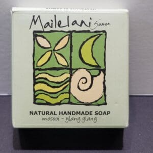 Mailelani Samoa natural handmade soap box