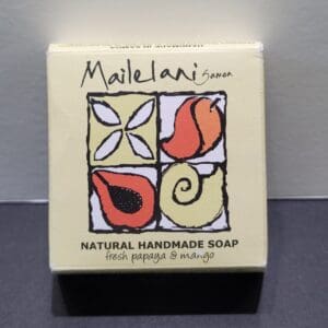 Mailelani natural handmade papaya mango soap