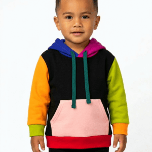KIDS CORNER - HOODIE MULTI-COLOR PATCHES